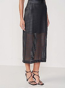 COLCCI SAIA JOANA TELADA CINTURA ALTA