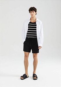 HERING SHORTS PRAIA MASCULINO COM CORDÃO -PRETO