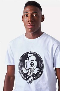 RESERVA CAMISETA ESTAMPADA BRASAO VELA VASCO BRANCA