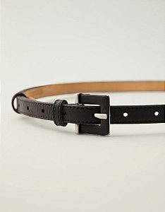 SHOULDER CINTO FINO FIVELA QUADRADA