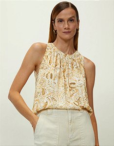SHOULDER BLUSA PAISLEY SOLAR