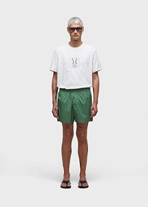 OSKLEN BEACH SHORT NEW AQUAONE FLEX VERDE