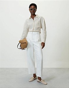 SHOULDER CALÇA ALFAITADA RETA