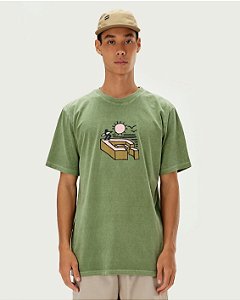 REDLEY T-SHIRT ESTONADA R-BLOCKS VERDE ORVALHO