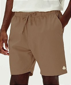 REDLEY  BERMUDA SARJA ELASTICO CLASSICA MARROM