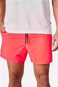 RESERVA SHORT PRAIA LISO BASICO ROSA FLUOR