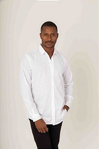 LEHUA CAMISARIA MANGA LONGA CLASSICA - BRANCO