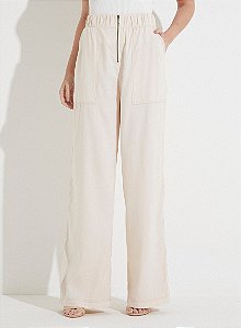FORUM CALÇA LINHO AMPLA E MAX BOLSOS