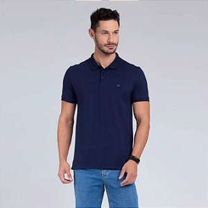 DOCTHOS POLO MANGA CURTA SLIM PIQUET ELASTANO