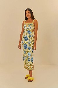 FARM VESTIDO MIDI PUGLIA