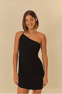 FARM VESTIDO CURTO VIES DETALHE PRETO