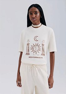 HERING BLUSA FEMININA ESTMAPADA MANGA CURTA