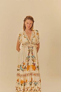 FARM VESTIDO LONGO DELICADEZA DE VERAO