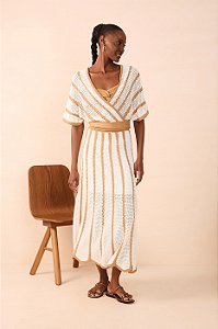 DRESS TO TOP TRICOT 2 EM 1 BEGE DUNA