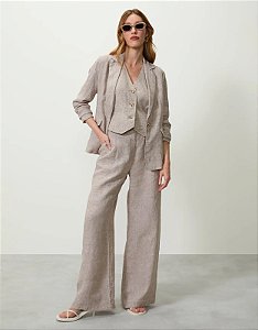 SHOULDER CALÇA MINI PIED POULE RETA