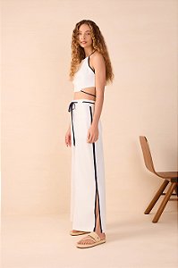 DRESS TO CALÇA LINHO VIES COLOR OFFWHITE