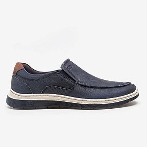 DEMOCRATA SAPATÊNIS CASUAL EASY LEAVE NAVY