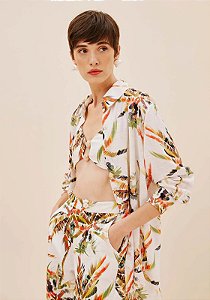 CACAY CAMISA OVERSIZED ESTAMPADA ITAPUÃ