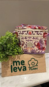 FARM ME LEVA MINI COOLER FAROFA FARM ROMANCE DE TUCANO
