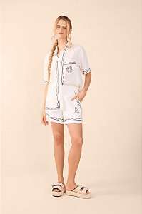 DRESS TO CAMISA BORDADO IARA OFFWHITE