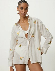 SHOULDER CAMISA BORDADO MARACUJA