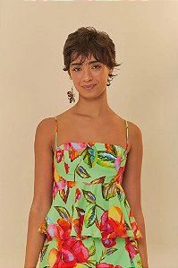 FARM BLUSA ALÇA FLOR CÉU