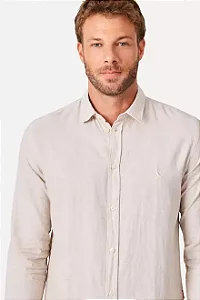 RESERVA CAMISA ML LINHO PIENZA - NATURAL