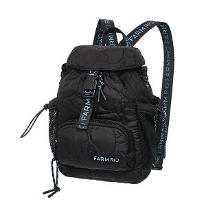 FARM ME LEVA BOLSA FARM PIPOQUINHA LISOS PRETA