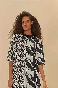 FARM VESTIDO T-SHIRT PANTERAS