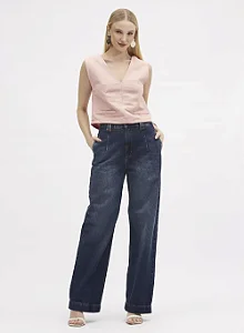 SOMMER CALÇA JEANS RETA INDIGO