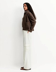 SHOULDER CALÇA CARGO PESPONTO