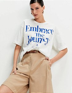 SHOULDER T-SHIRT EMBRACE THE JOURNEY