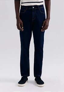 HERING CALÇA JEANS BÁSICA MASCULINA SLIM COM ELASTANO - AZUL