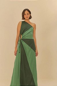 FARM VESTIDO OMBRO SO PATCH COLORIDO