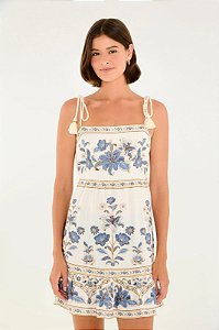 FARM VESTIDO CURTO ESTAMPADO MALU