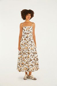FARM VESTIDO CROPPED BALONE COGU
