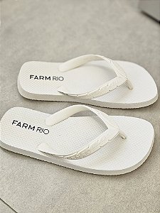 FARM A PÉ CHINELO OFF WHITE