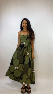 FARM VESTIDO ALCINHAS FLOR BELA