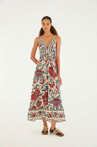 FARM VESTIDO LONGO FRANCISCA