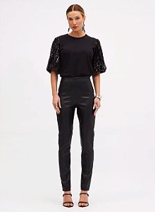 SOMMER CAMISETA MALHA - PRETO