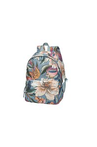 FARM ME LEVA MOCHILA FARM XODO ROMANCE EM FLOR AZUL