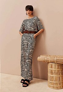 CACAY BLUSA MANGA AMPLA ESTAMPA TUCÁN