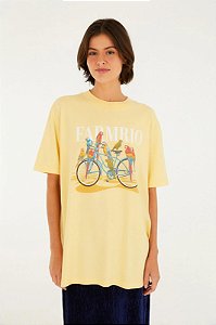 FARM T-SHIRT MEDIA BICICLETA AVES