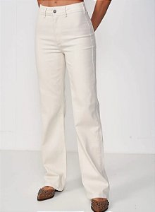 COLCCI CALÇA WIDE LEG OFF WHITE