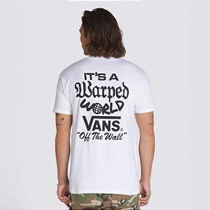 VANS WARPED WORLD SS WHITE