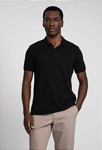 DOCTHOS POLO SLIM MANGA CURTA TEXTURIZADA