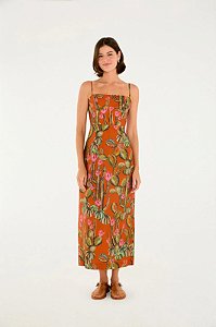 FARM VESTIDO RETO CACTUS