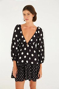 FARM VESTIDO CURTO PATCH POA