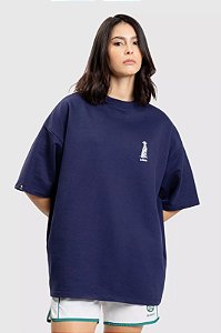 BAW CAMISETA NEW OVER ICON BLACK N WHITE - AZUL MARINHO
