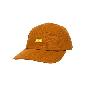 HIGH TWILL 5 PANEL PATCH MUSTARD